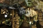 O belíssimo e enorme salão principal da caverna em Carlsbad Caverns National Park, no sul do Novo México, nos Estados Unidos